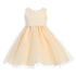 Lito Baby Girls Peach Lace Bodice Tulle Easter Flower Girl Dress 3-24M - SophiasStyle.com